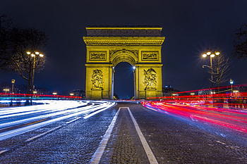 Arc de Triomphe, , background , Elegant aesthetics HD wallpaper