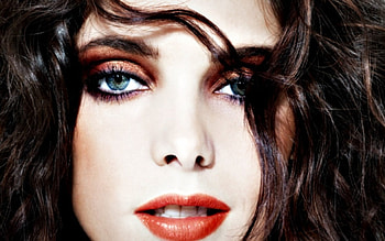 Ashley Greene, make-up, girl, actress, woman HD wallpaper