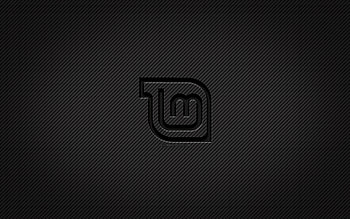 Linux Mint Mate carbon logo, , grunge art, carbon background, creative, Linux Mint Mate black logo, Linux, Linux Mint Mate logo, Linux Mint Mate HD wallpaper