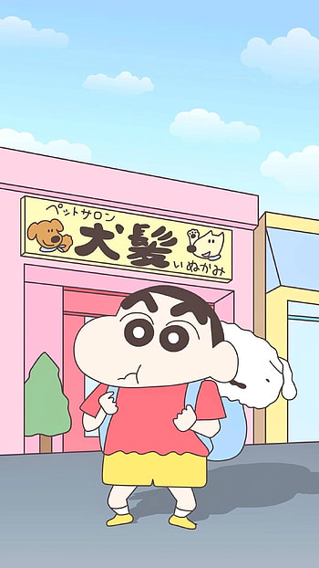 Shinchan Wala, Cartoon, Background HD phone wallpaper