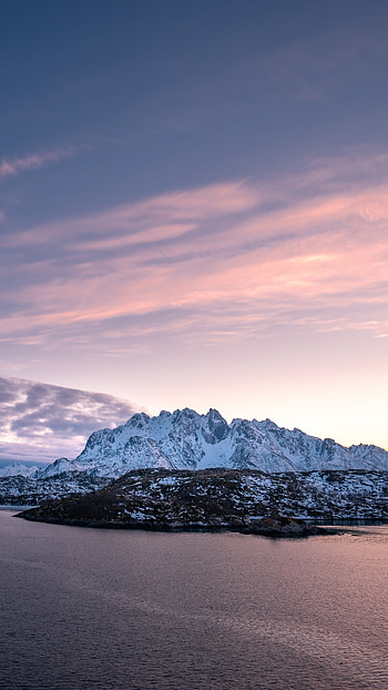 Arctic travels, Ice mountain, Sea clouds, Arctic polar HD phone wallpaper