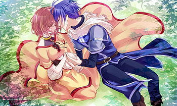 Kaito ♡ Meiko, lover, cute, vocaloid, beauty, vocaloids, short hair, couple, male, female, handsome, sexy, sweet, meiko, gorgeous, hot, blue hair, romance, beautiful, elegant, boy, anime, pretty, love, brown hair, romantic, lovely HD wallpaper