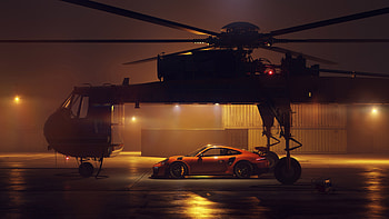 Porsche GT2RS, porsche-911-gt2-r, porsche-911, porsche, cars, 2018-cars, artist, behance HD wallpaper