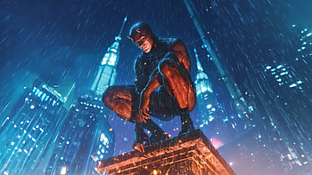 Hell Kitchen Guardian, daredevil, superheroes, artwork, art, digital-art, ai HD wallpaper