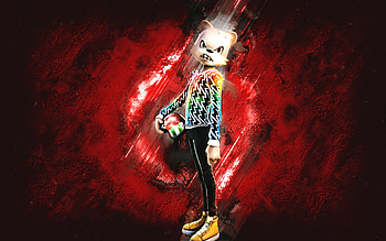 Fortnite Janky Skin, Fortnite, main characters, red stone background, Janky, Fortnite skins, Janky Skin, Janky Fortnite, Fortnite characters HD wallpaper