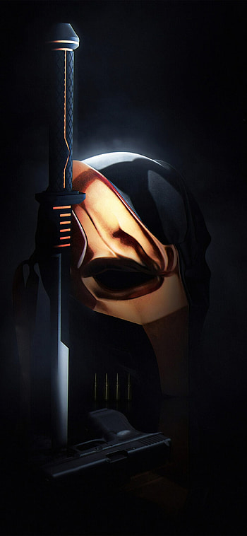 Deathstroke, Intense character, Dark and mysterious HD phone wallpaper