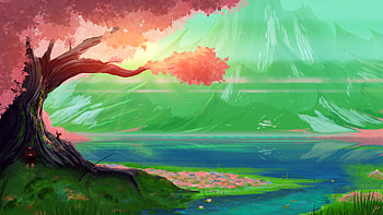 Little Rivers, deviantart, artist, artwork, digital-art, deviantart HD wallpaper