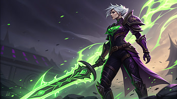 Riven in : A Stunning League of Legends, Riven (League Of Legends), fantasy, sword, armor, magic HD wallpaper