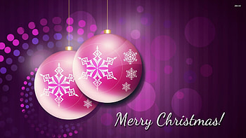 Merry Christmas, Merry, Christmas, Decorations, Purple HD wallpaper
