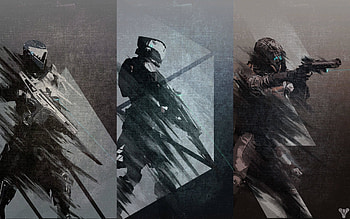 Trio of Destiny Posters - Hunter, Warlock, and Titan : DestinyTheGame HD wallpaper