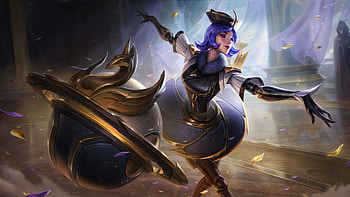 Wild Rift Glorious Orianna, girl, foritis wang, blue, fantasy, orianna, lol HD wallpaper