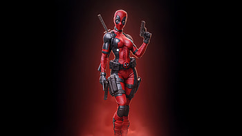 Lady Deadpool Anti Hero Queen, deadpool, superheroes, artwork, digital-art, ai HD wallpaper