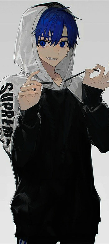 Handsome Boy, super-power, cynosure, Anime, famous, Blue, school-boy, manga, supernatural, cool-guy HD phone wallpaper