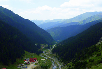 Romania, mountains, green, transfagarasan, vacation HD wallpaper