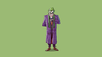 Joker Standing Minimal , joker, minimalism, minimalist, artist, artwork, digital-art, artstation HD wallpaper