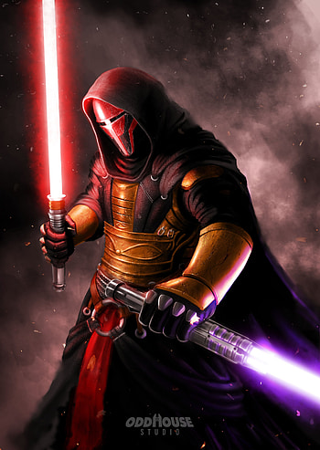 Darth Revan, ArtStation gallery, Fan art, Artistic representation HD phone wallpaper