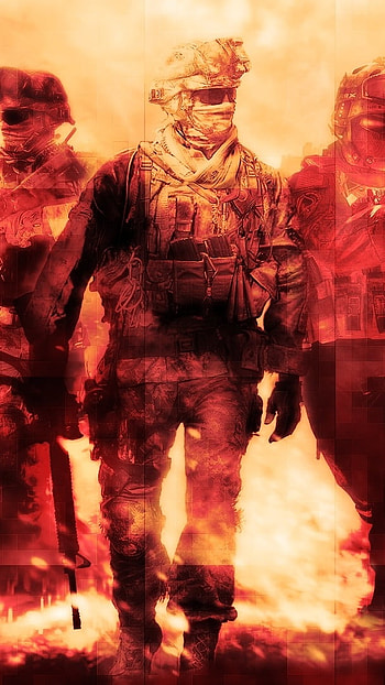 Warzone, Fire Theme, Background HD phone wallpaper