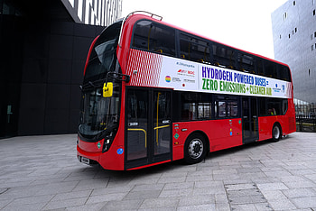 Hydrogen Bus, hydrogen, double, bus, decker HD wallpaper
