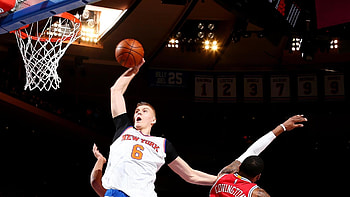 Knicks vs Sixers, Kristaps Porzingis HD wallpaper
