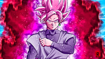 Black, anime, dragon ball, Super Saiyan Rose HD wallpaper