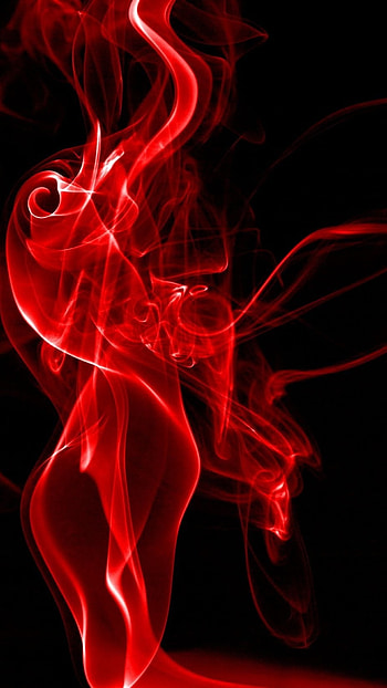 Smoke, Red HD phone wallpaper
