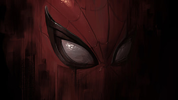 Spiderman Mask Closeup, spiderman, , superheroes, artwork, artist, digital-art, artstation HD wallpaper