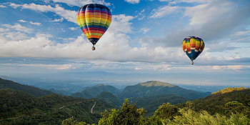 Hot Air Ballon, artist, digital-art, air-balloon HD wallpaper
