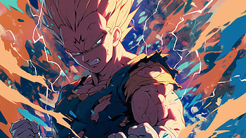 Majin Vegeta Super Saiyan 2, Anime, Dragon Ball Z, Vegeta (Dragon Ball), Majin Vegeta, Super Saiyan 2 HD wallpaper