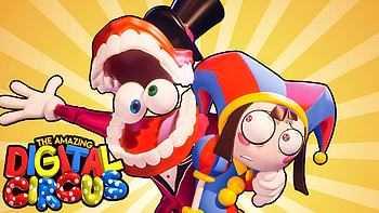 Pomni & Caine — The Amazing Digital Circus ( Quad ), TV Show, The Amazing Digital Circus, Pomni HD wallpaper