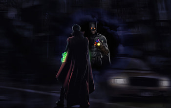 Batman, Infinity Gauntlet, Doctor Strange, crossover HD wallpaper