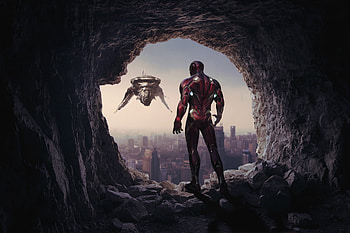 Iron Man Avengers Endgame Lost World, iron-man, superheroes, artwork, avengers-endgame, behance HD wallpaper