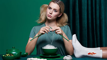 Noodle Crochet , Model, funny, girl, women HD wallpaper