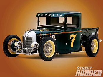 Hotrod Pickup, ford, custom, pickup, 1932 HD wallpaper