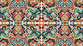 Carpathian Kaleidoscope — Ukrainian Folk Mosaic, Ukraine HD wallpaper