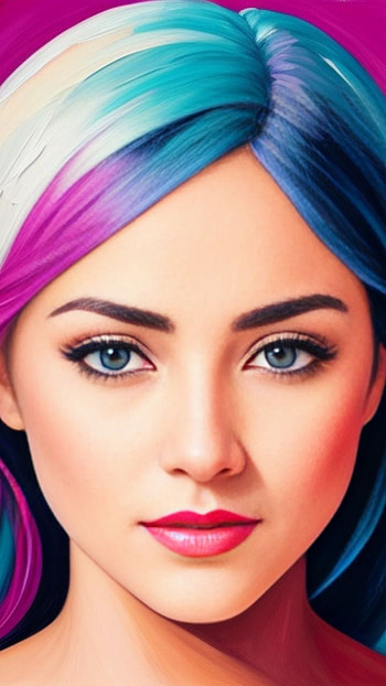 oil painting, portrait HD phone wallpaper
