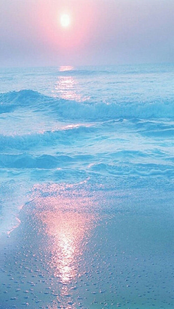 Light Sky, Sea Sunset HD phone wallpaper