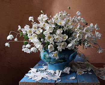 ❃ ❃ ❃, Flowers, White, Spring, Bouquet HD wallpaper