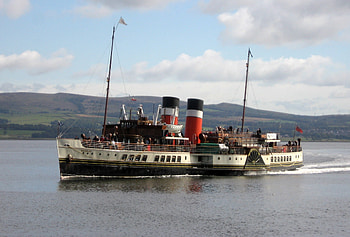 Waverley, boat, steam, paddle HD wallpaper