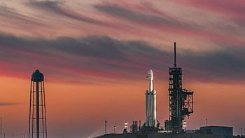 Falcon heavy space x, 1440p resolution HD wallpaper