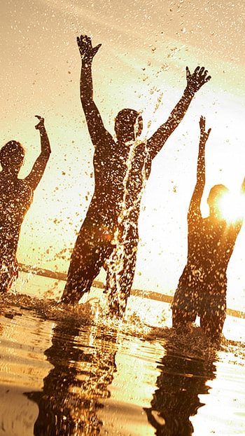 Friendship Whatsapp, Sunset, Sea Background HD phone wallpaper