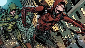 Flash, Arrow and Arsenal HD wallpaper