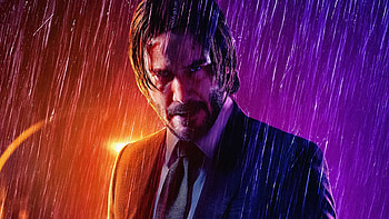 John Wick 3, wick, john, rain, man HD wallpaper