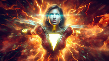 Mary Bromfield, shazam, superheroes, artist, artwork, digital-art, deviantart HD wallpaper