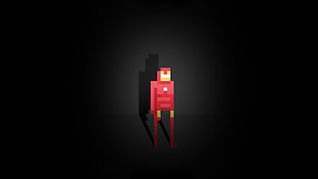 Iron Man Pixel Art , iron-man, pixel, superheroes, artist, artwork, digital-art, behance HD wallpaper