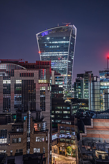 Cities, Night, Architecture, City, Building, Lights HD phone wallpaper