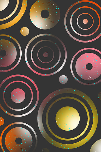 Rings, Circles, Texture, Textures, Form, Points, Point, Gradient HD phone wallpaper