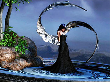Angel, fantasy HD wallpaper