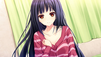 good night, face, girl, anime, pretty HD wallpaper