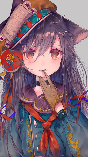 cat girl, Anime, Original HD phone wallpaper