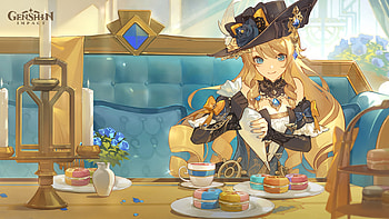 Navia’s Elegant Tea Time – Genshin Impact, Navia (Genshin Impact), video game, Genshin Impact HD wallpaper